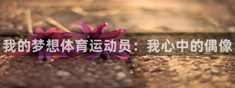 J9官网下载平台注册要钱吗安全吗：我的梦想体育运动员：我心中