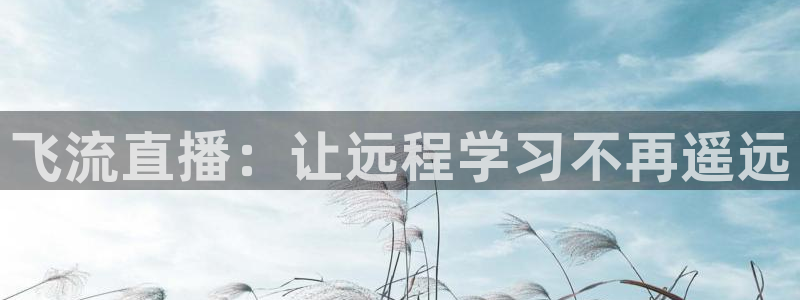 qy球友会体育官网：飞流直播：让远程学习不再遥远
